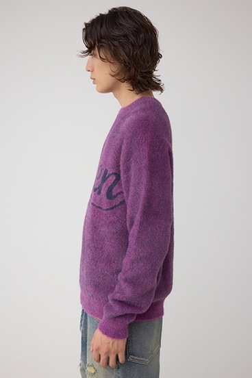 シャギーロゴニット 詳細画像