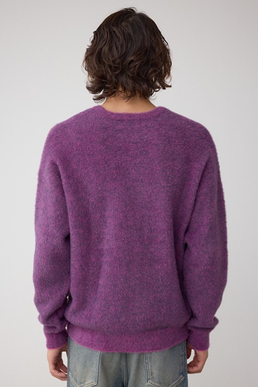 シャギーロゴニット 詳細画像