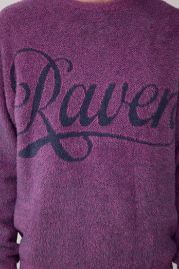 シャギーロゴニット 詳細画像