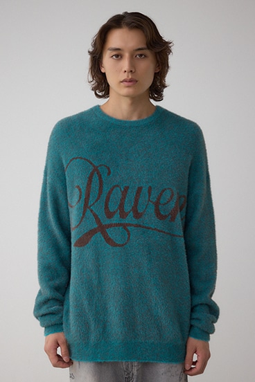 シャギーロゴニット 詳細画像