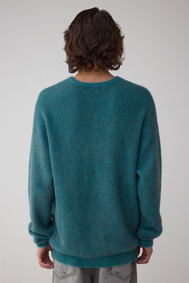 シャギーロゴニット 詳細画像