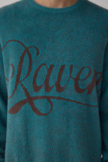 シャギーロゴニット 詳細画像