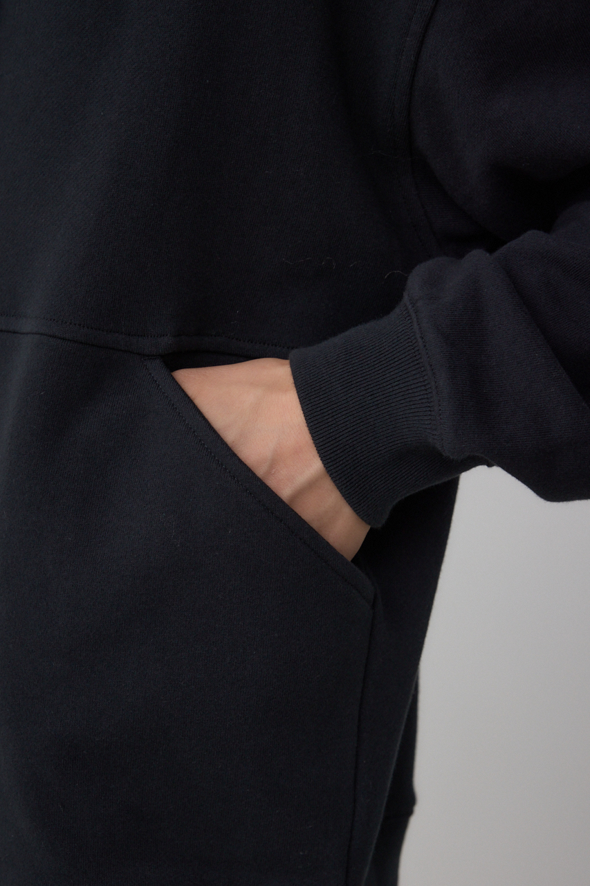 ワイドシルエットZIPUPフーディー 詳細画像