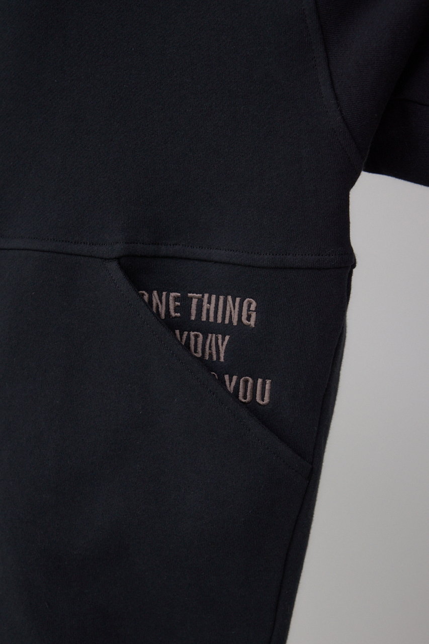 ワイドシルエットZIPUPフーディー 詳細画像