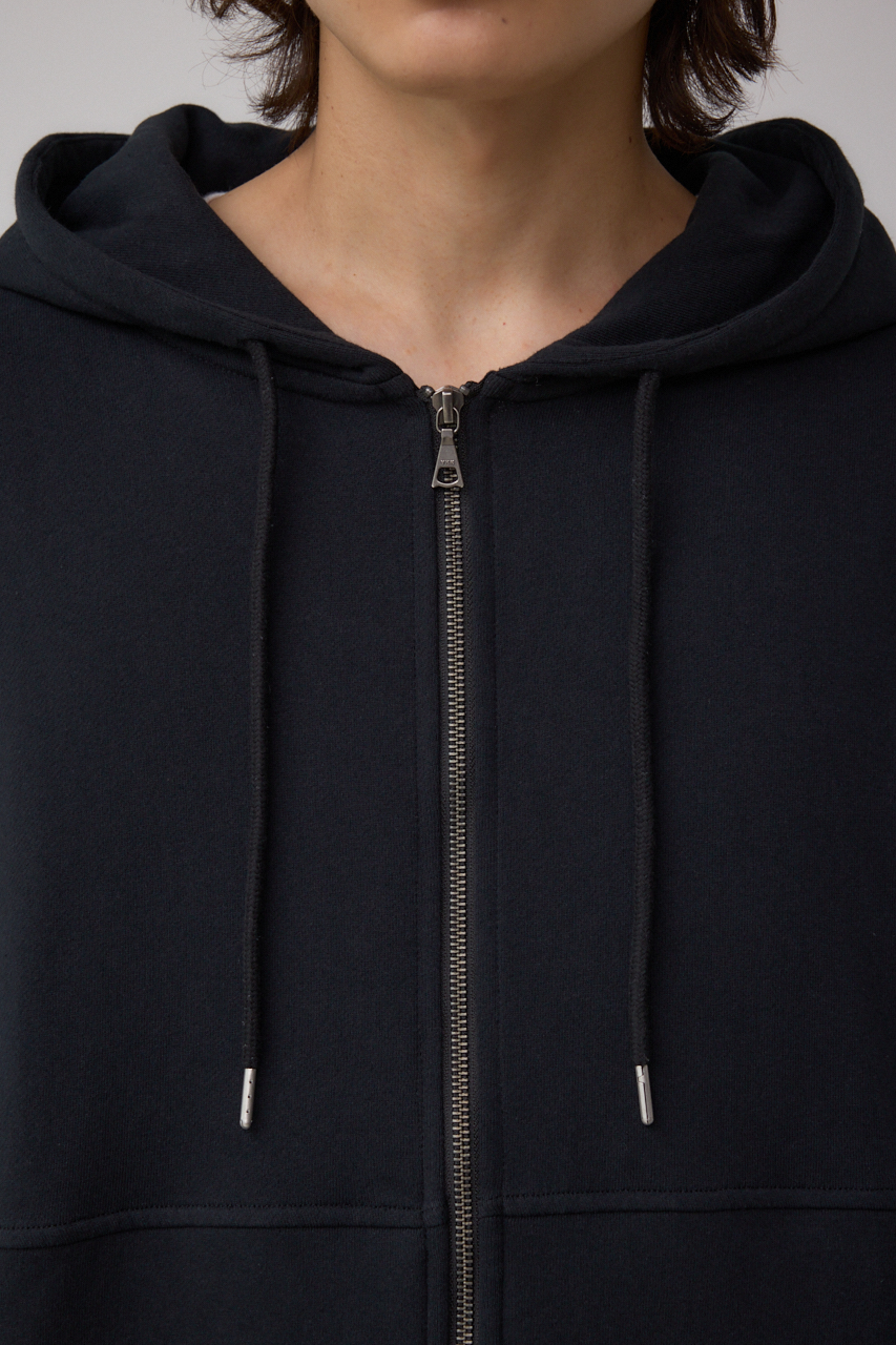 ワイドシルエットZIPUPフーディー 詳細画像
