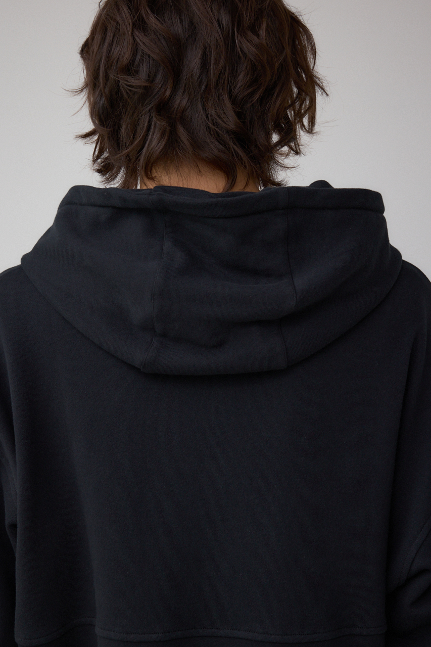 ワイドシルエットZIPUPフーディー 詳細画像