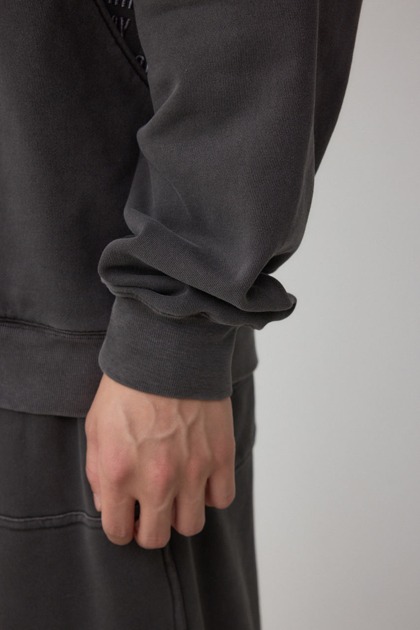 ワイドシルエットZIPUPフーディー 詳細画像