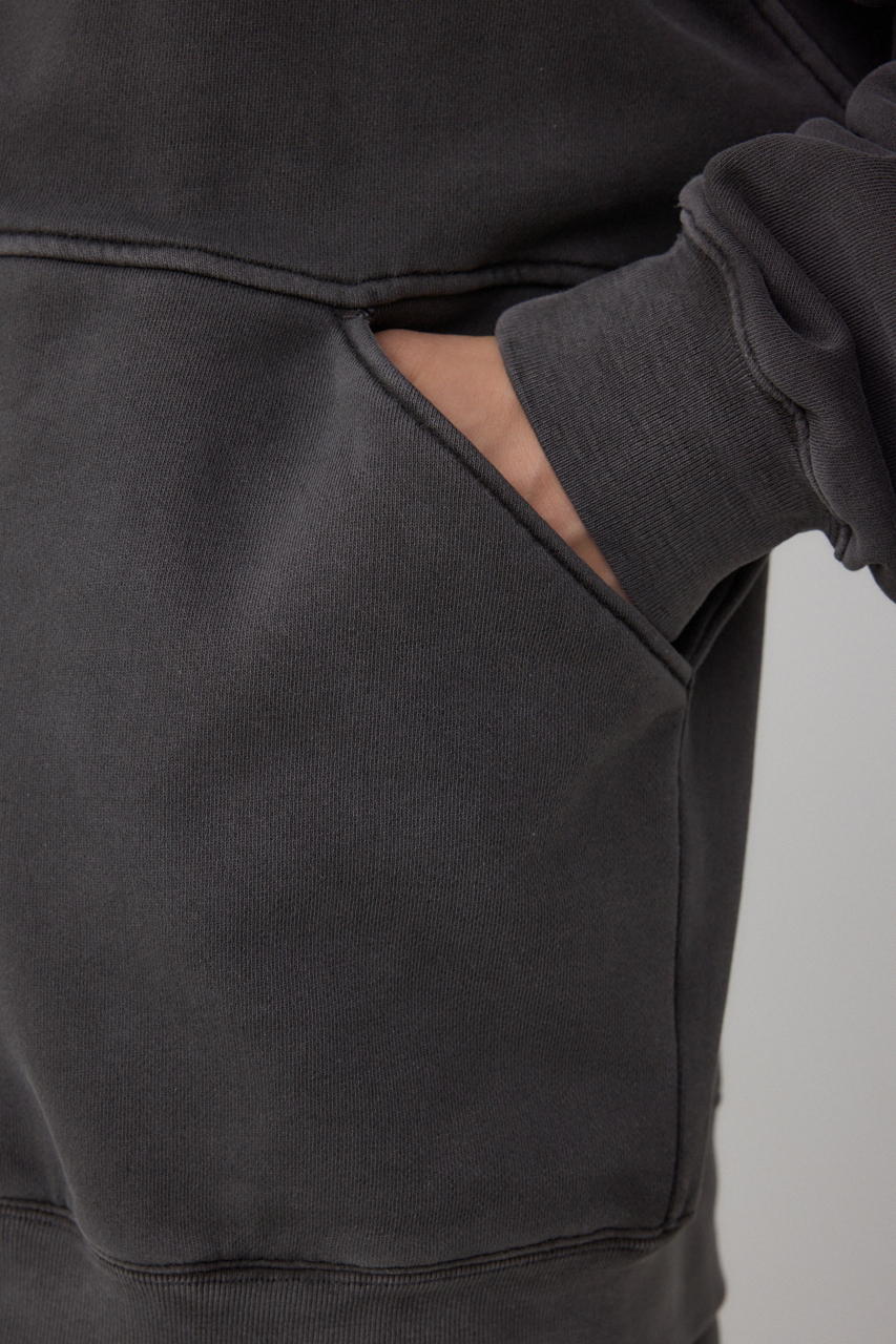 ワイドシルエットZIPUPフーディー 詳細画像