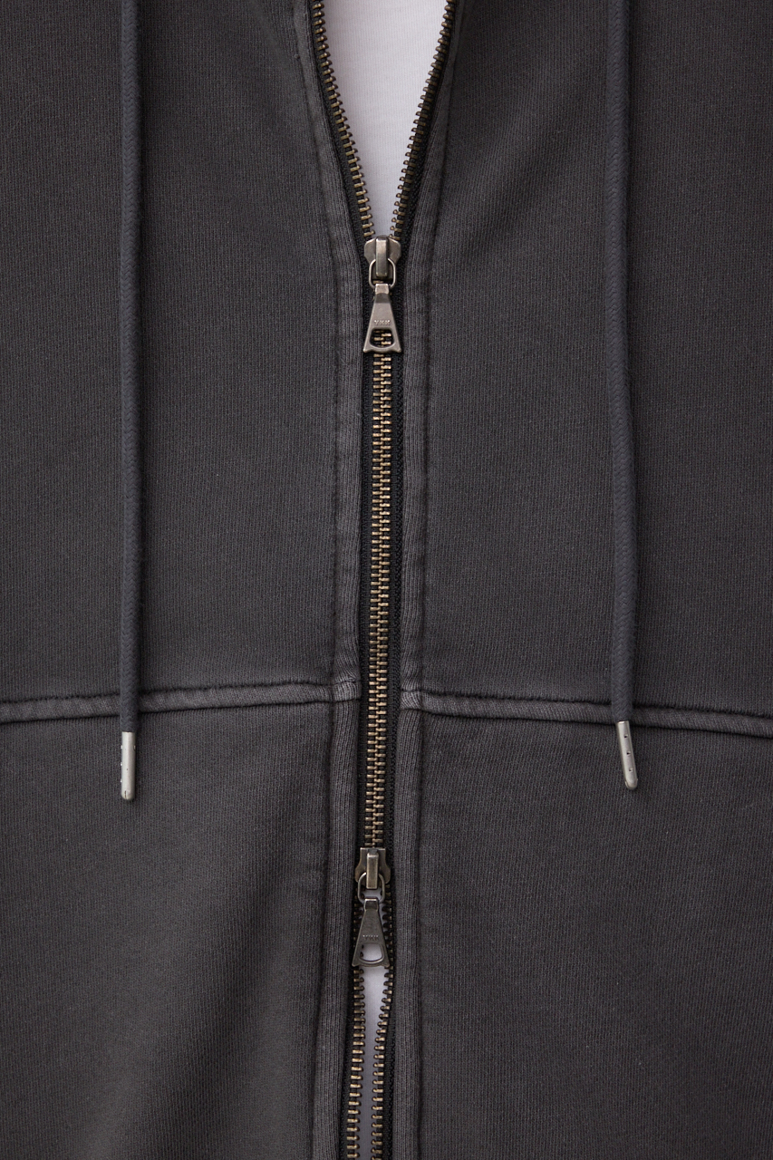 ワイドシルエットZIPUPフーディー 詳細画像