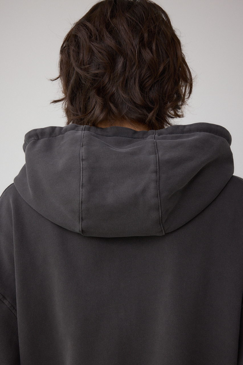 ワイドシルエットZIPUPフーディー 詳細画像