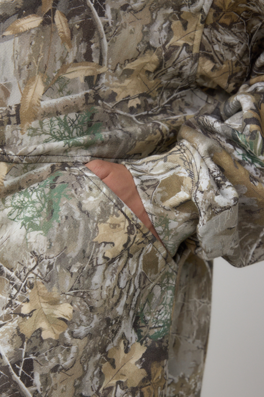 ワイドシルエットZIPUPフーディー 詳細画像