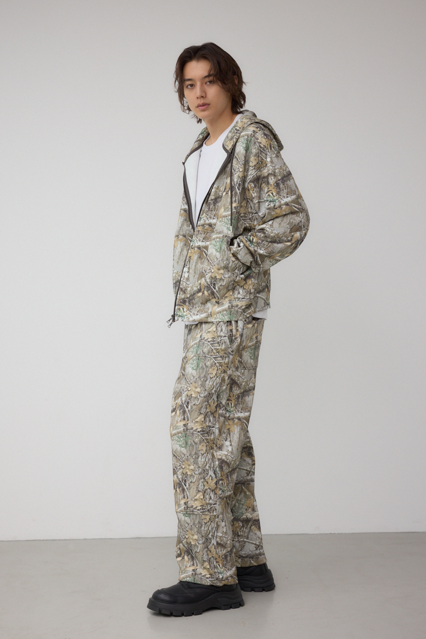 ワイドシルエットZIPUPフーディー 詳細画像