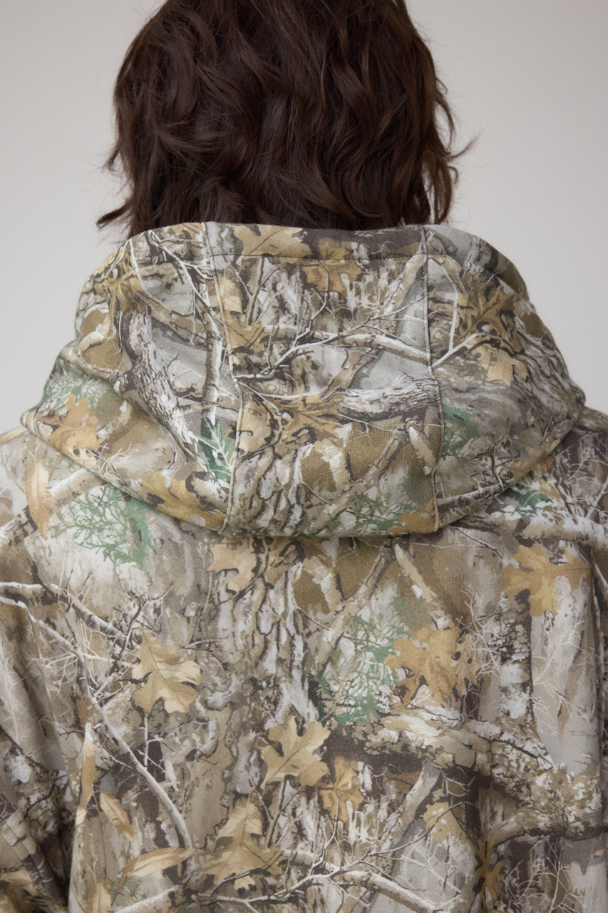 ワイドシルエットZIPUPフーディー 詳細画像