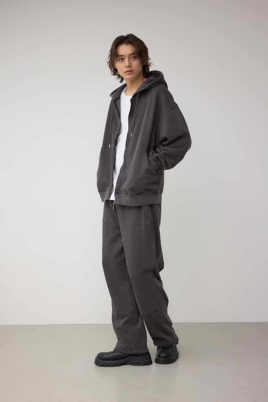 ダブルニースウェットパンツ 詳細画像