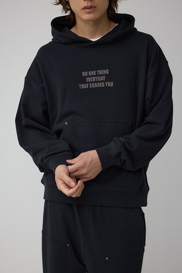 スウェットプルオーバーパーカー