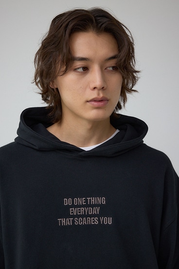 スウェットプルオーバーパーカー