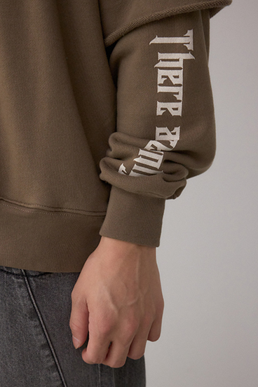 フェイクレイヤードスウェットフーディー 詳細画像