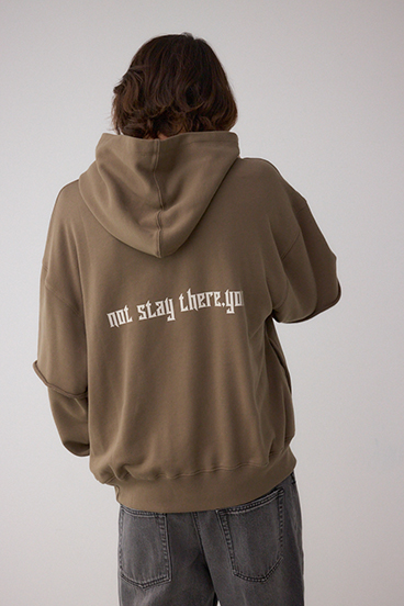 フェイクレイヤードスウェットフーディー 詳細画像