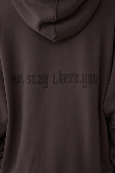 フェイクレイヤードスウェットフーディー 詳細画像