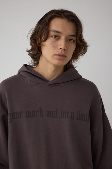 フェイクレイヤードスウェットフーディー