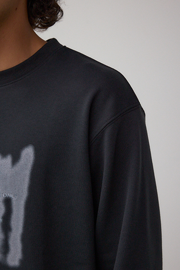 スプレー柄スウェットトップス 詳細画像