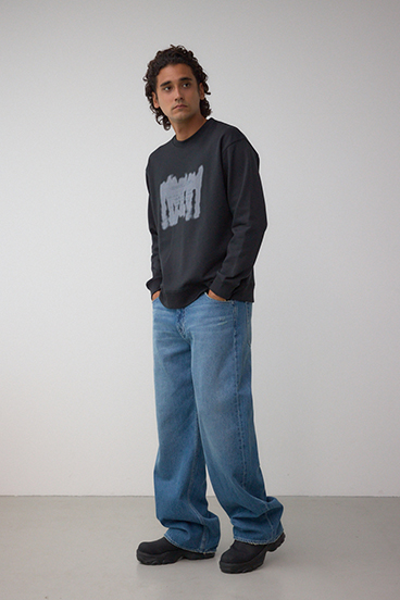 スプレー柄スウェットトップス 詳細画像