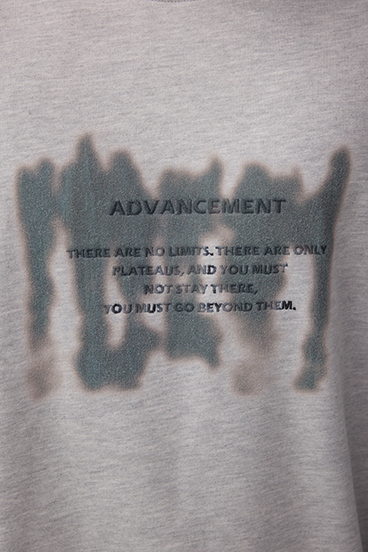 スプレー柄スウェットトップス 詳細画像