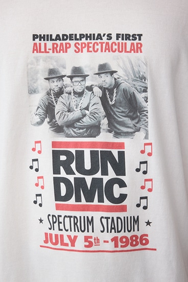 RUN DMC  ビンテージラップ半袖TEE 詳細画像