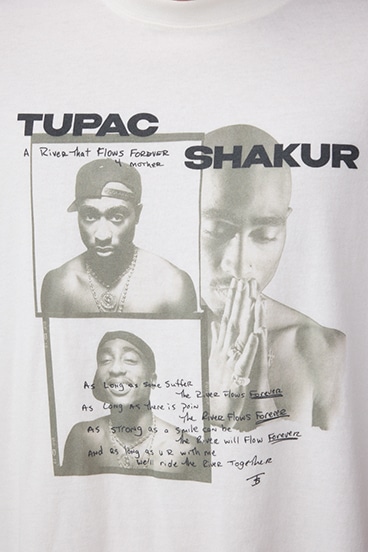 2PAC ビンテージラップ半袖TEE 詳細画像