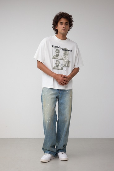 2PAC ビンテージラップ半袖TEE 詳細画像