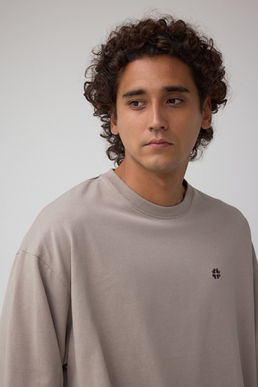 微配色フェイクレイヤードロンT