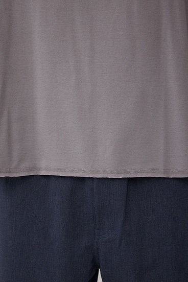 微配色フェイクレイヤードロンT 詳細画像