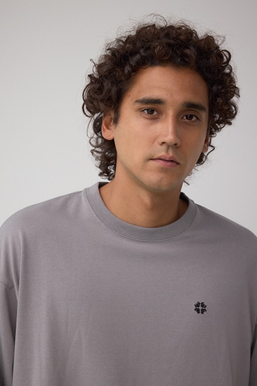 微配色フェイクレイヤードロンT