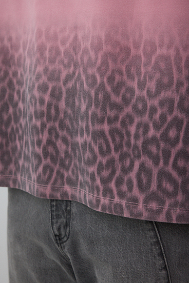 グラデーションレオパードTシャツ 詳細画像