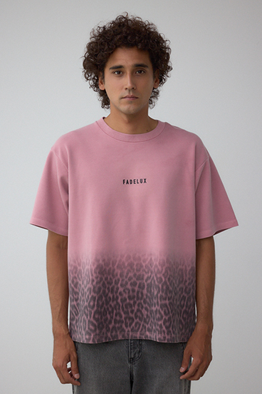 グラデーションレオパードTシャツ 詳細画像
