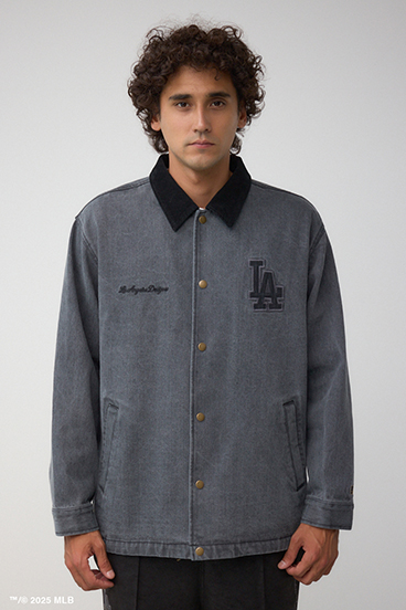 【MLB】AZUL コーチジャケット 詳細画像