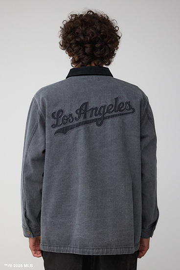 【MLB】AZUL コーチジャケット 詳細画像