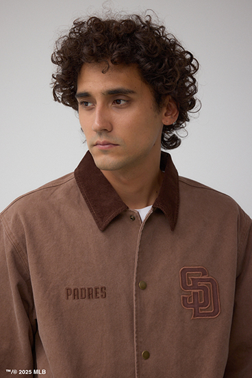 【MLB】AZUL コーチジャケット 詳細画像