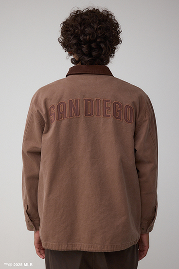 【MLB】AZUL コーチジャケット 詳細画像