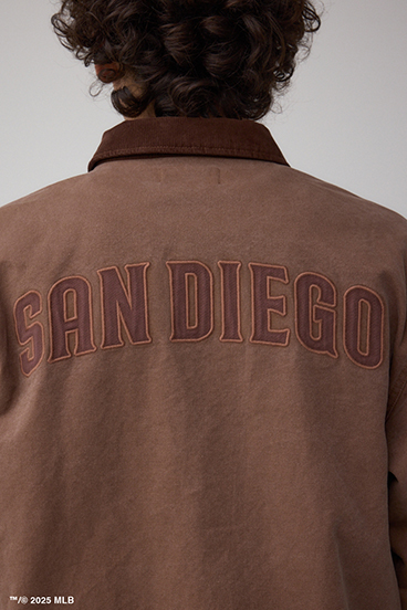 【MLB】AZUL コーチジャケット 詳細画像