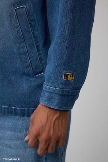 【MLB】AZUL コーチジャケット 詳細画像