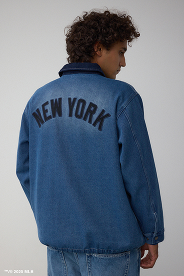 【MLB】AZUL コーチジャケット 詳細画像