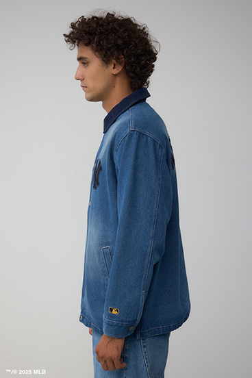 【MLB】AZUL コーチジャケット 詳細画像