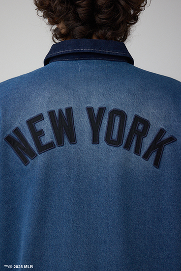【MLB】AZUL コーチジャケット 詳細画像