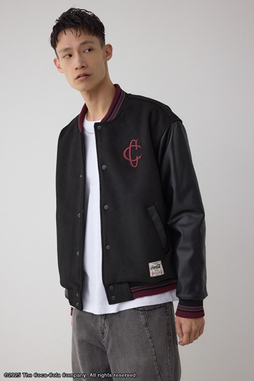 【Coca-Cola®｜AZUL】 ビンテージスタジャン 詳細画像