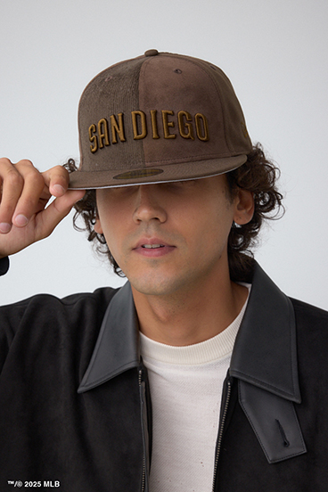 NEW ERA×AZUL MLB異素材キャップ