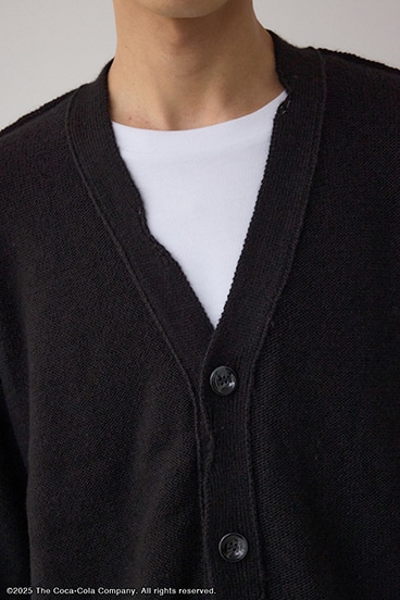 【Coca-Cola®｜AZUL】 ダメージカーディガン 詳細画像