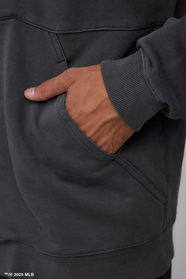 【MLB】AZUL ピグメント ジップパーカー 詳細画像