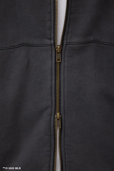 【MLB】AZUL ピグメント ジップパーカー 詳細画像