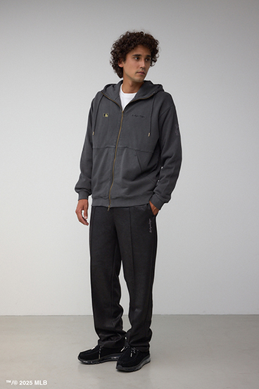 【MLB】AZUL ピグメント ジップパーカー 詳細画像